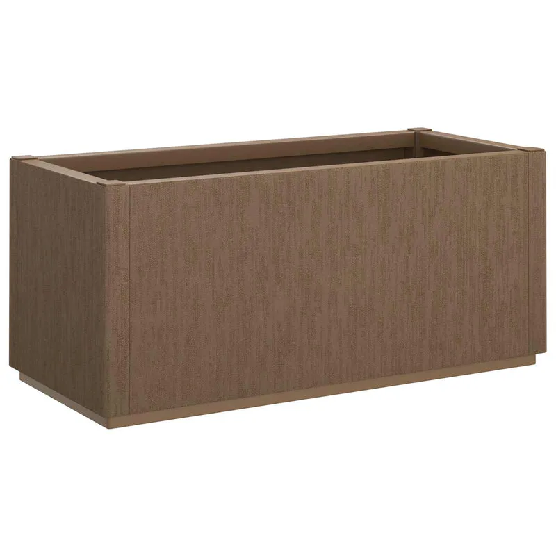 Caja De Flores De Jardín Marrón 80 X 36 X 35 Cm Pp