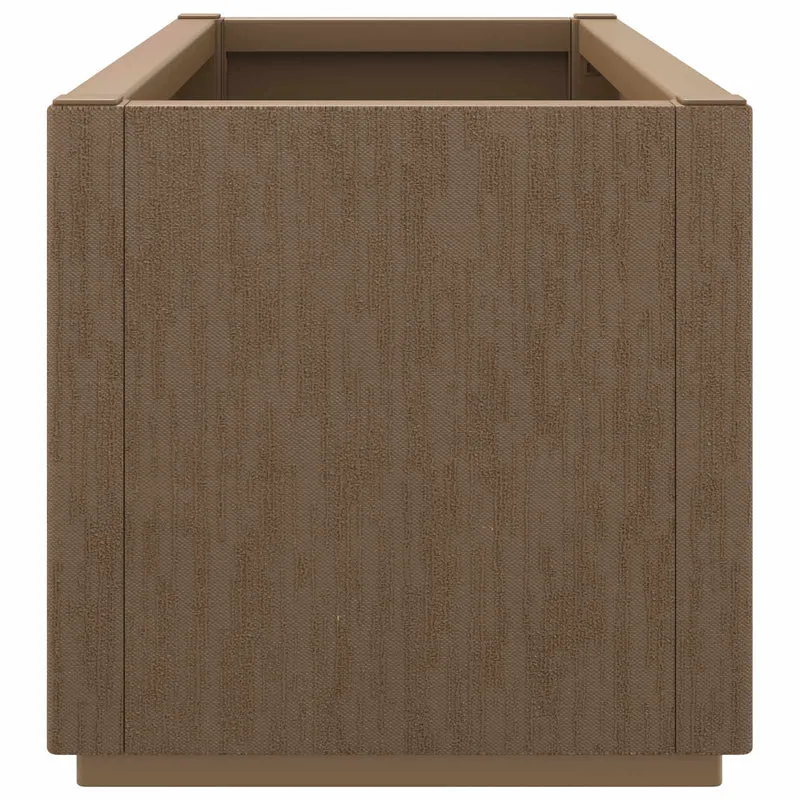Caja De Flores De Jardín Marrón 80 X 36 X 35 Cm Pp