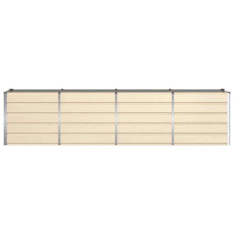 Jardinera Marfil 320 X 80 X 75 Cm Acero