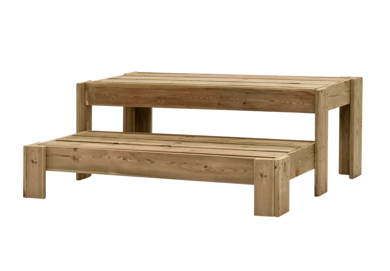 Expositor Escalera De Madera Podium Hortalia