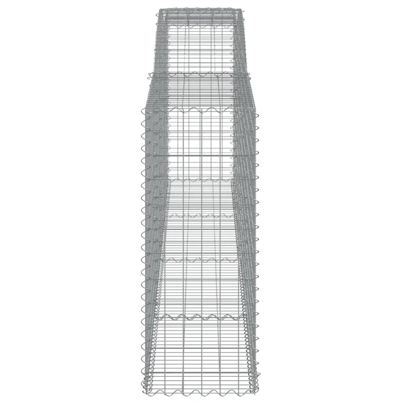 Cestas De Gaviones 15 Uds Forma De Arco Hierro 400x50x120/140cm