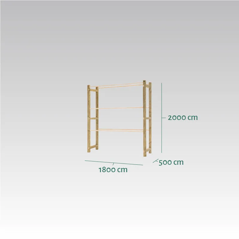 Expositor De Madera Para Plantas Colgantes Pothus Hortalia