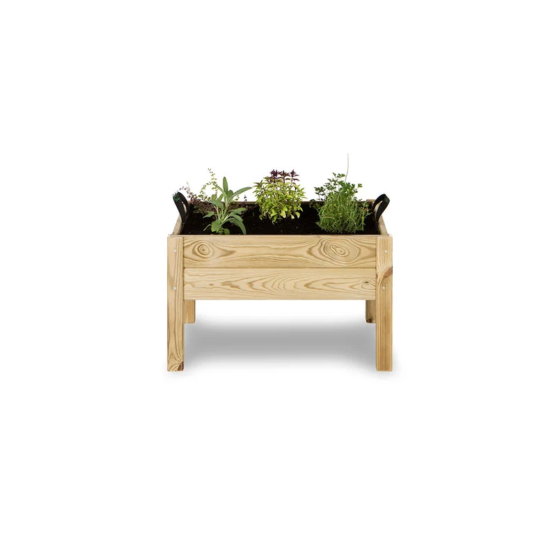 Huerto Urbano De Madera Kit Leo Hortalia 60x40x40 Cm
