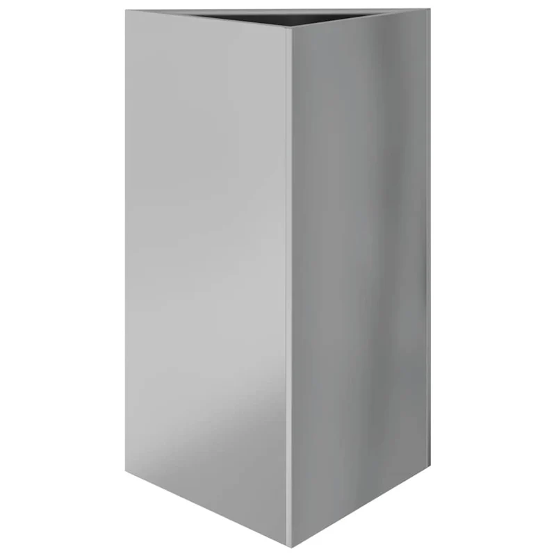Jardinera Triangular Acero Galvanizado 50x43x75 Cm