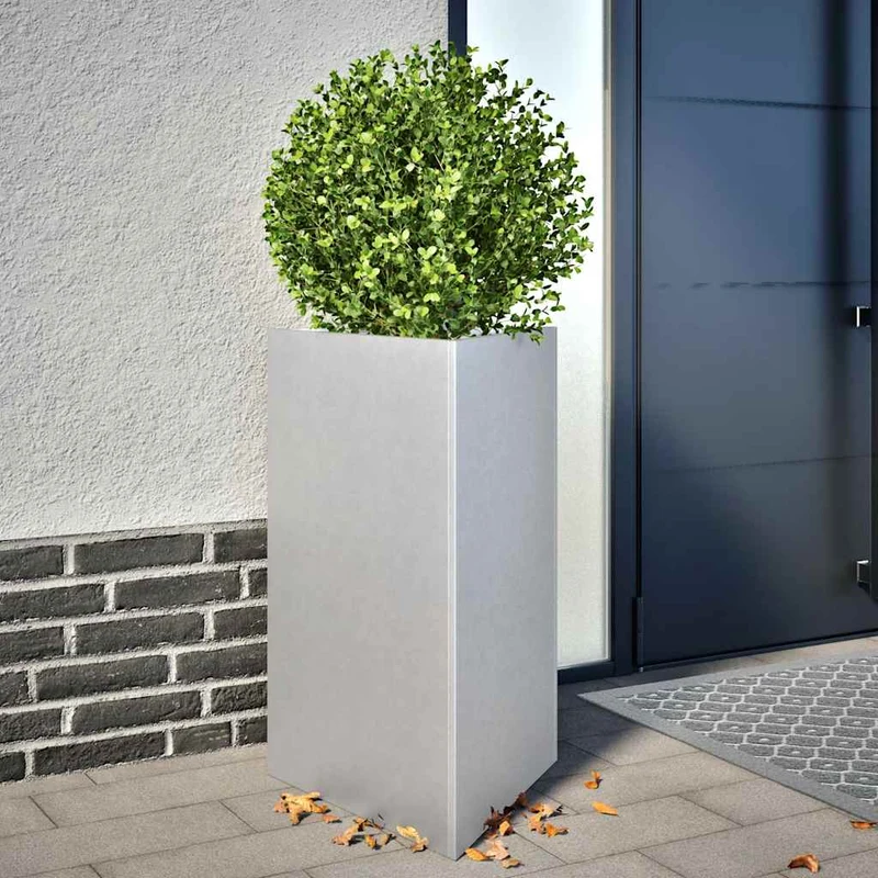 Jardinera Triangular Acero Galvanizado 50x43x75 Cm