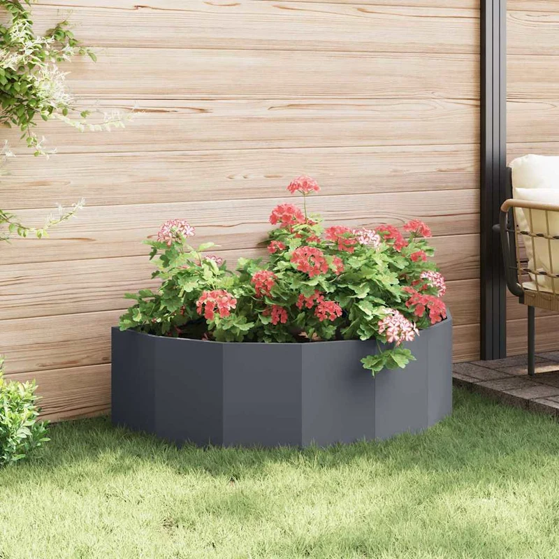 Jardinera Antracita 120 X 60 X 35 Cm Acero