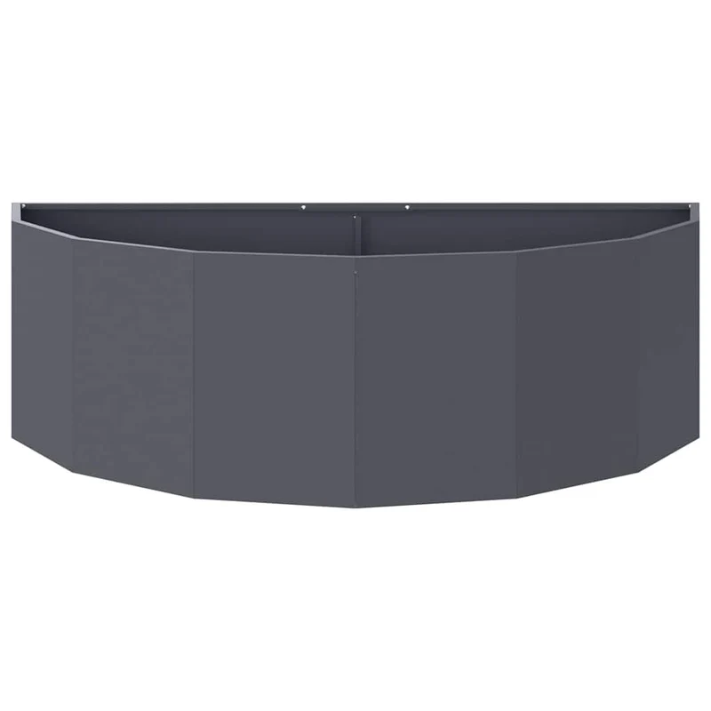 Jardinera Antracita 120 X 60 X 35 Cm Acero