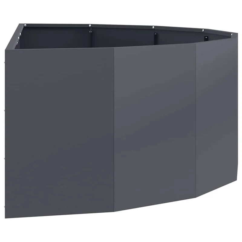 Jardinera Antracita 120 X 60 X 35 Cm Acero
