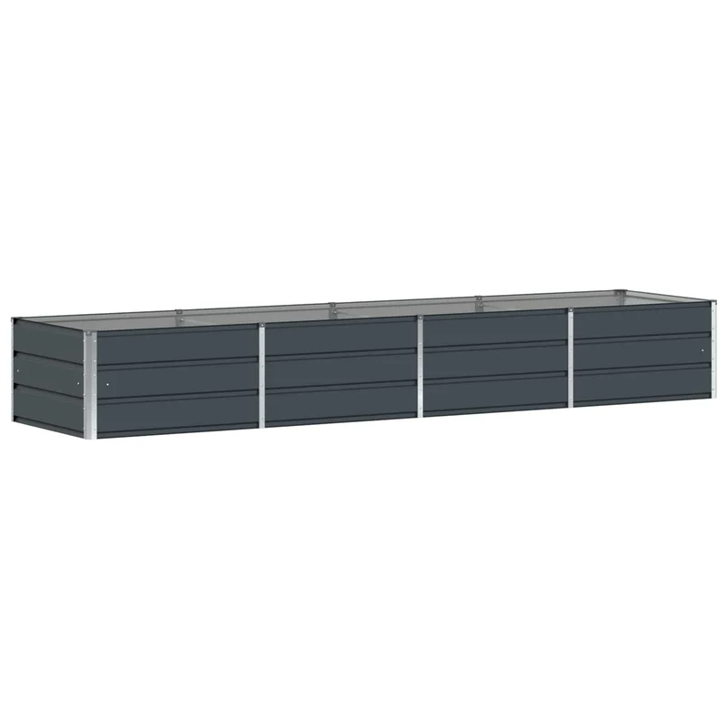 Jardinera Antracita 320 X 80 X 45 Cm Acero