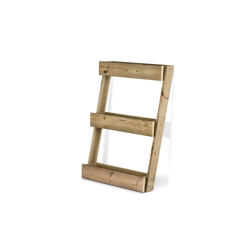 Jardinera Vertical Stand Line Floor 3B Madera Tratada Exterior Hortalia