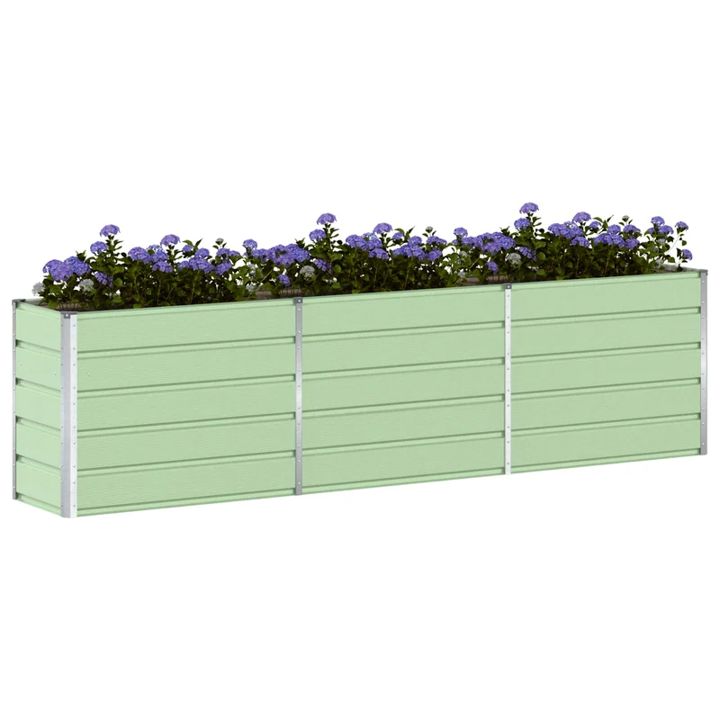Jardinera Verde Pastel 290 X 50 X 75 Cm Acero Galvanizado