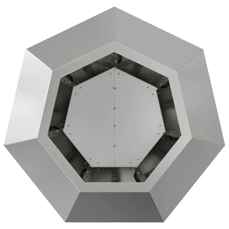 Jardinera Plateado 50 X 50 X 40 Cm Acero Galvanizado