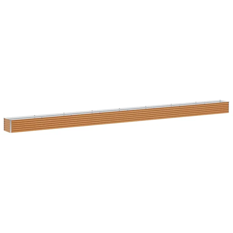 Arriate Elevado Marrón Claro 775 X 50 X 36 Cm Acero Galvanizado