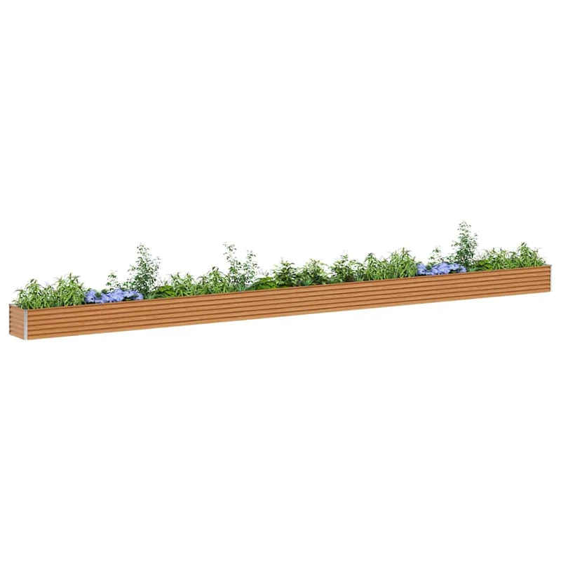 Arriate Elevado Marrón Claro 775 X 50 X 36 Cm Acero Galvanizado