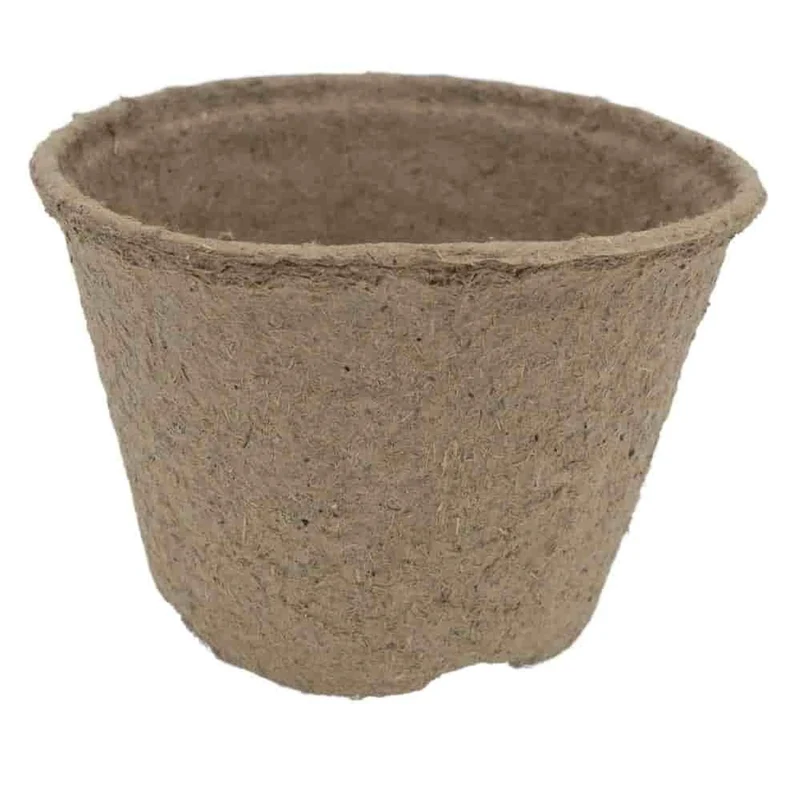 Macetas Compostables 14x10cm, Biodegradables Para Semilleros