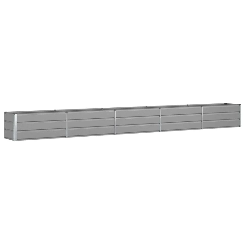 Jardinera Gris Claro 480 X 50 X 45 Cm Acero Galvanizado