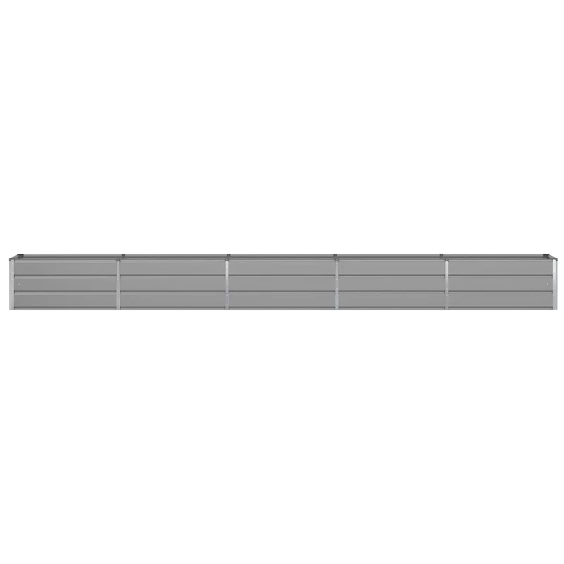 Jardinera Gris Claro 480 X 50 X 45 Cm Acero Galvanizado