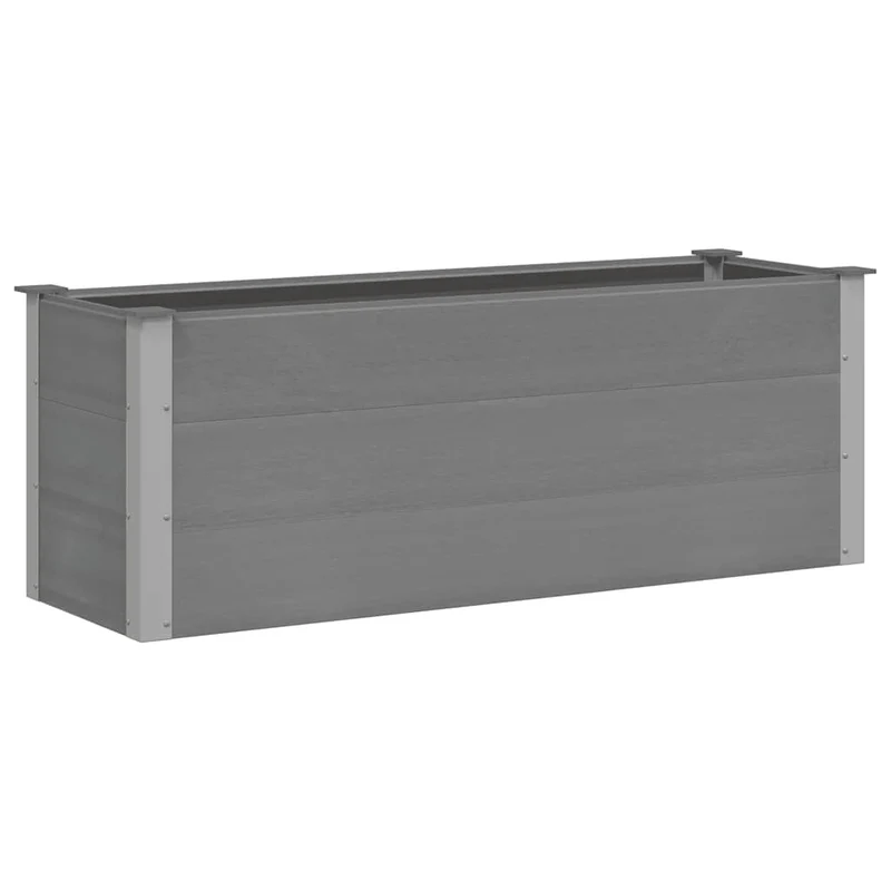 Arriate De Wpc Gris 150x50x54 Cm