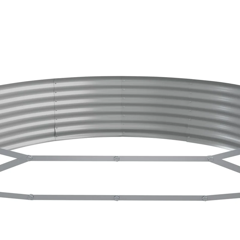 Jardinera Arriate Acero Galvanizado Antracita 373x140x36cm
