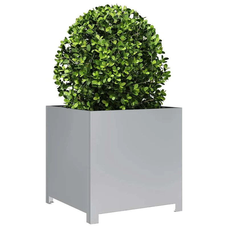 Jardinera De Acero Galvanizado 50x50x50 Cm