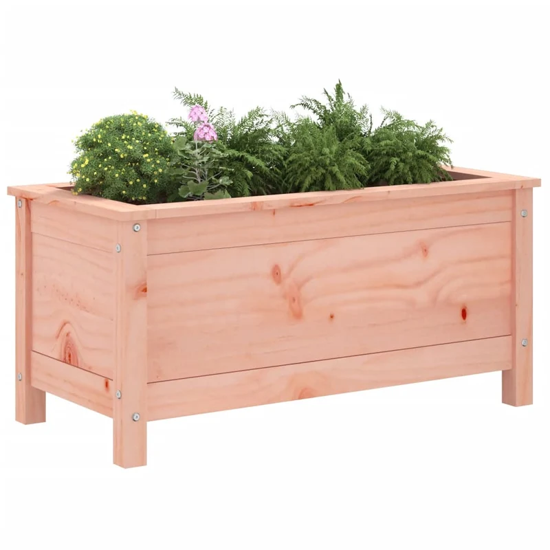 Jardinera Madera Maciza De Abeto Douglas 82,5x40x39 Cm