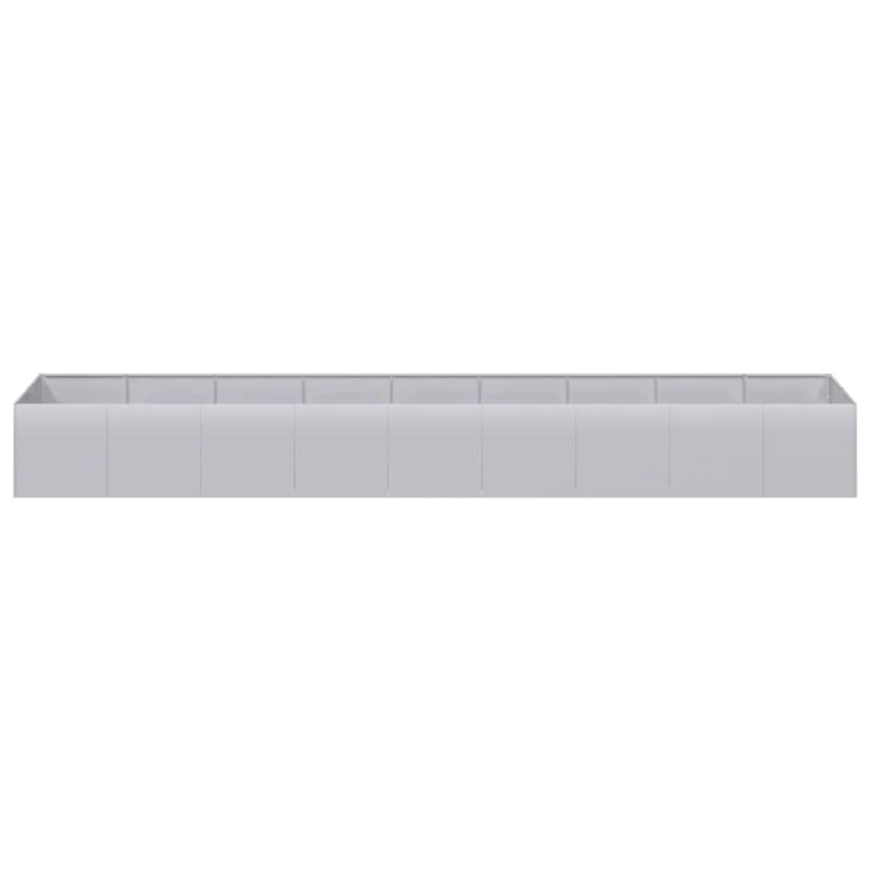 Jardinera De Acero Galvanizado 360x80x40 Cm