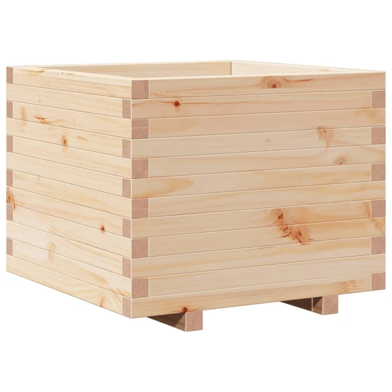 Jardinera Madera Maciza De Pino 60x60x49,5 Cm