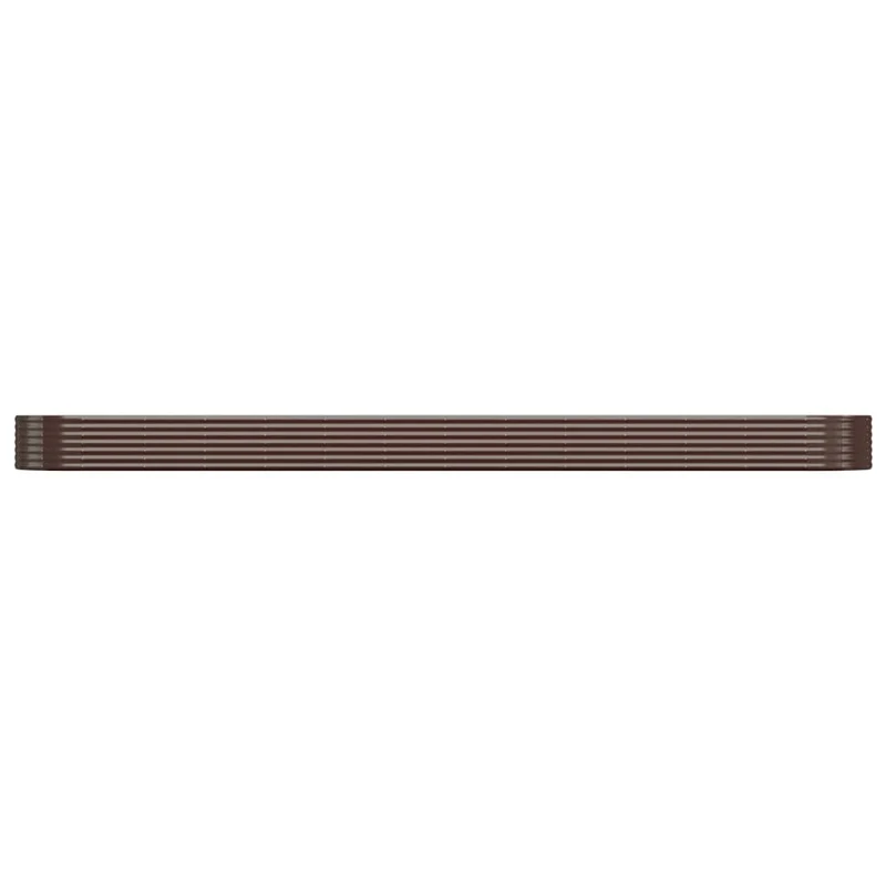 Jardinera Arriate Acero Galvanizado Marrón 544x100x36cm