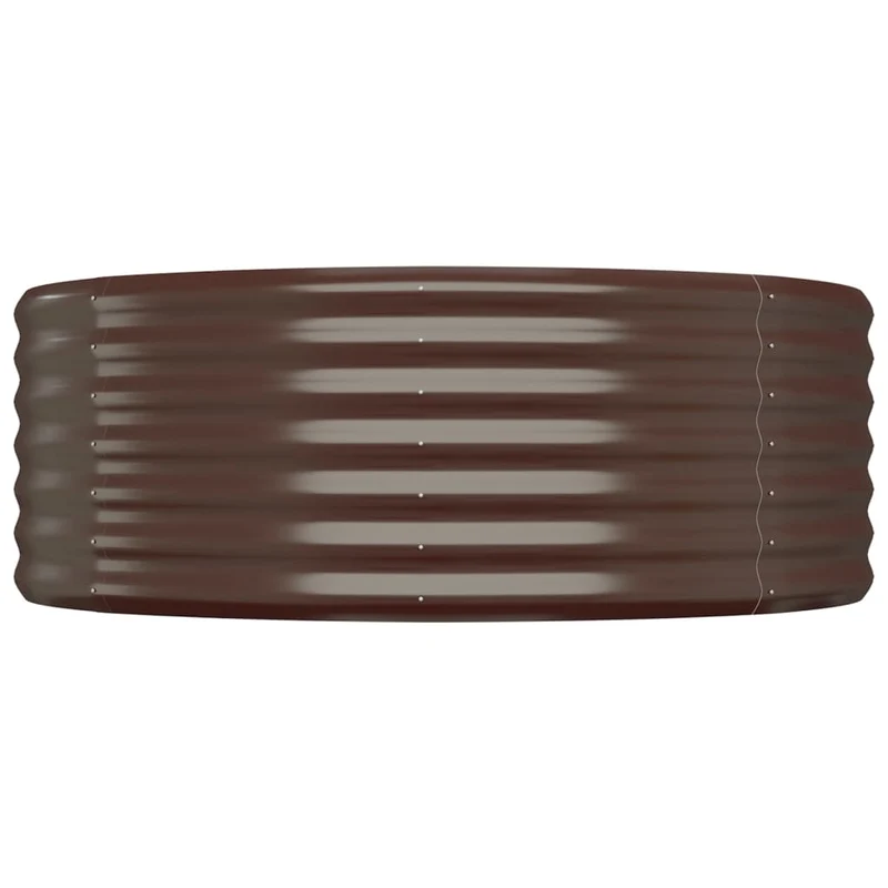 Jardinera Arriate Acero Galvanizado Marrón 544x100x36cm