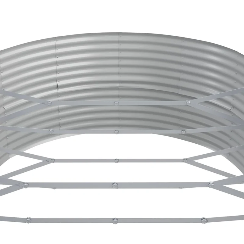Jardinera Arriate Acero Galvanizado Marrón 544x100x36cm