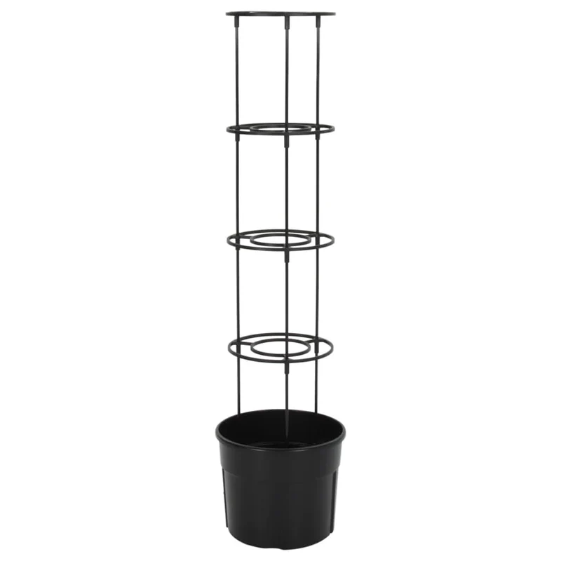 Macetero Para Tomates Polipropileno Antracita Ø29,5x115 Cm